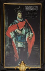 Painting of Sebastian of Portugal in Tibaes Monastery, Braga, Portugal
